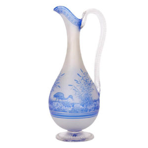 Acid etches ewer bu baccarat