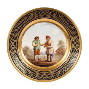 Collectable parcel gilt porcelain