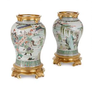 porcelain vases