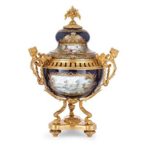 Ormolu mounted sevres